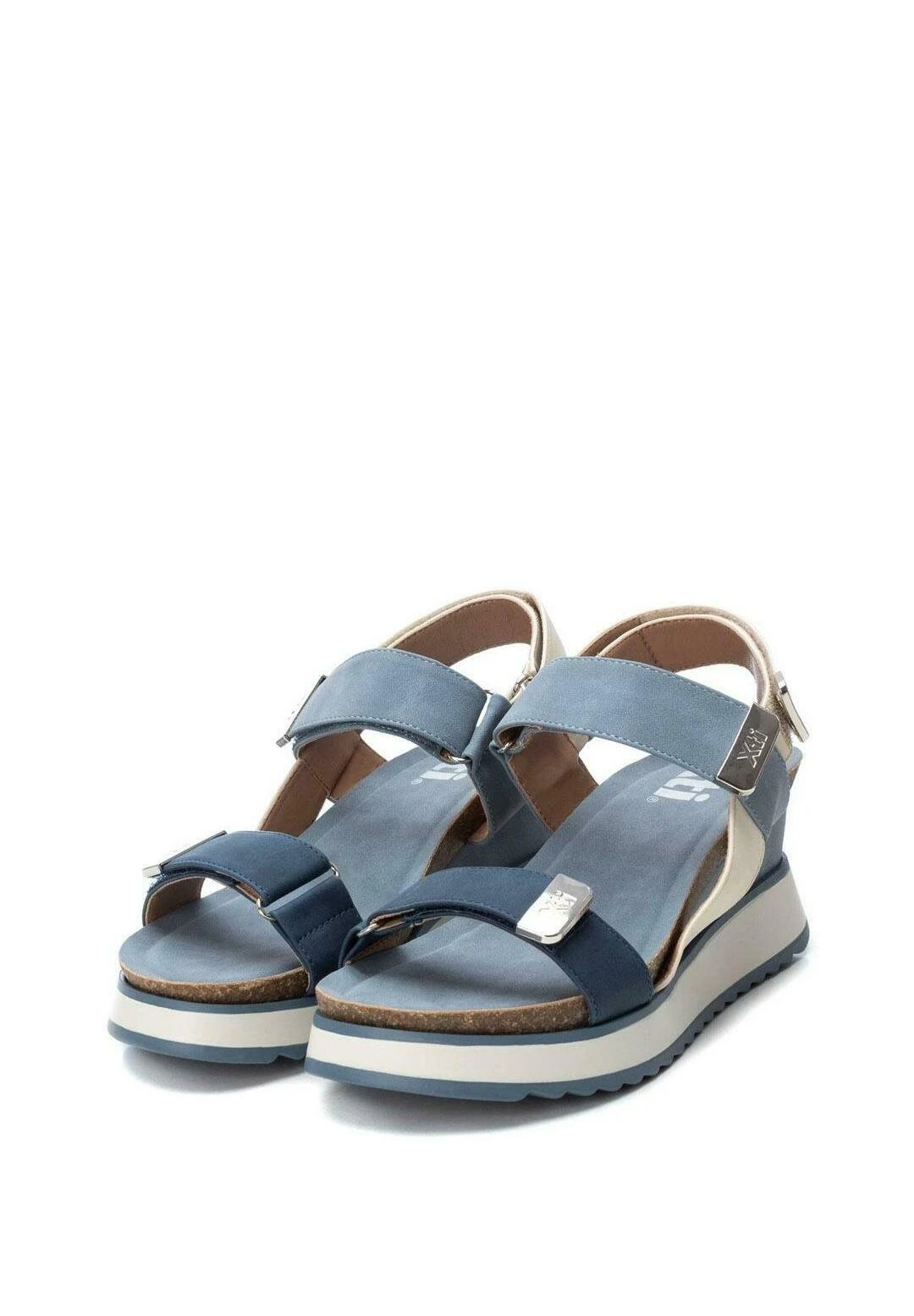 Refresh Sandalias De Cuña - Azul 6 Refresh Sandalias De Cuña - Azul - Imagen 4