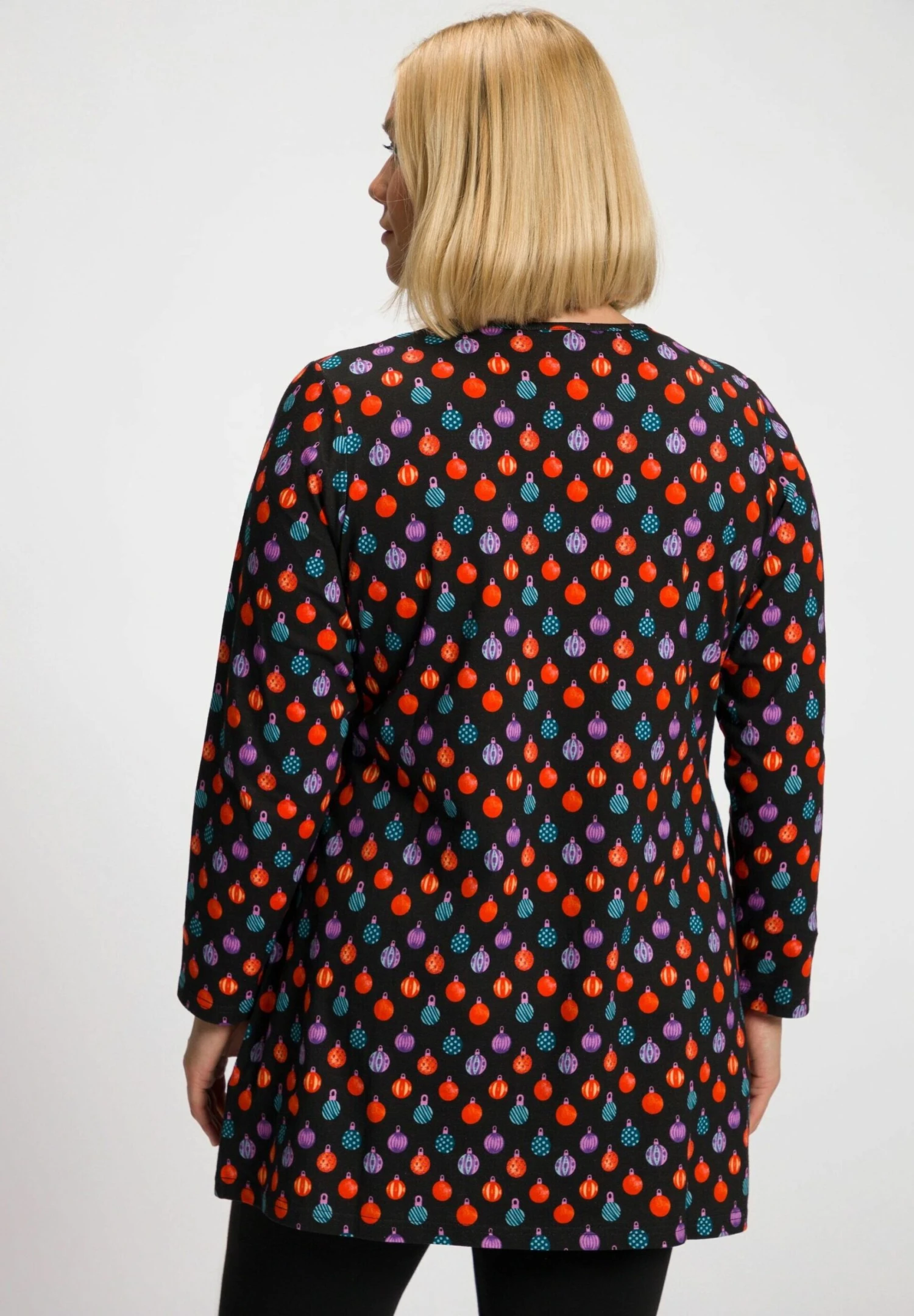 Ulla Popken Camiseta De Manga Larga - Schwarz 4 Ulla Popken Camiseta De Manga Larga - Schwarz - Imagen 2