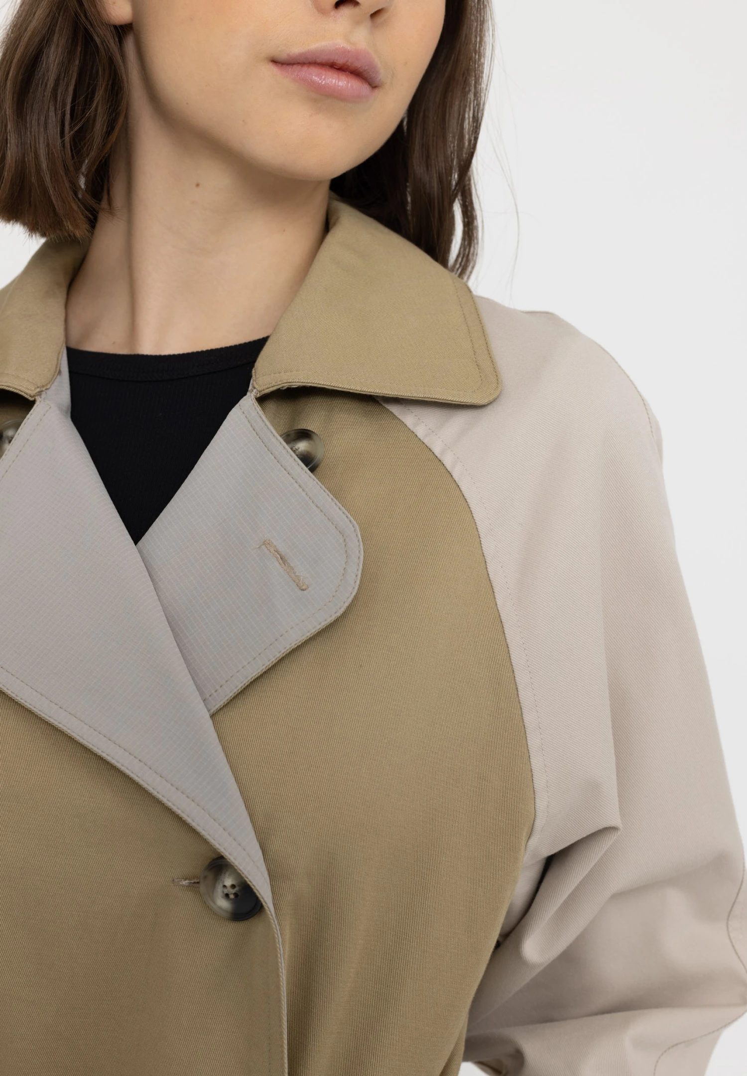 Soft Rebels Rina - Gabardina - Kelp 6 Soft Rebels Rina - Gabardina - Kelp - Imagen 4