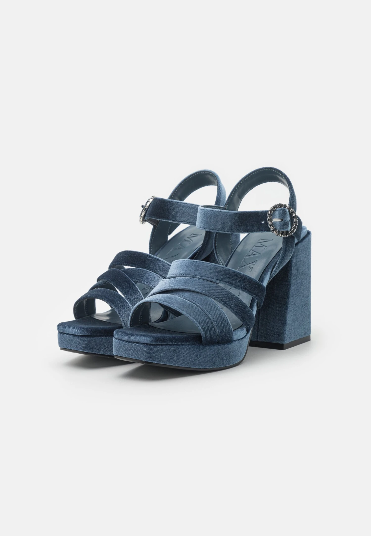 MAX & Co. Diva - Sandalias Con Plataforma - Blu Marino 4 MAX & Co. Diva - Sandalias Con Plataforma - Blu Marino - Imagen 2