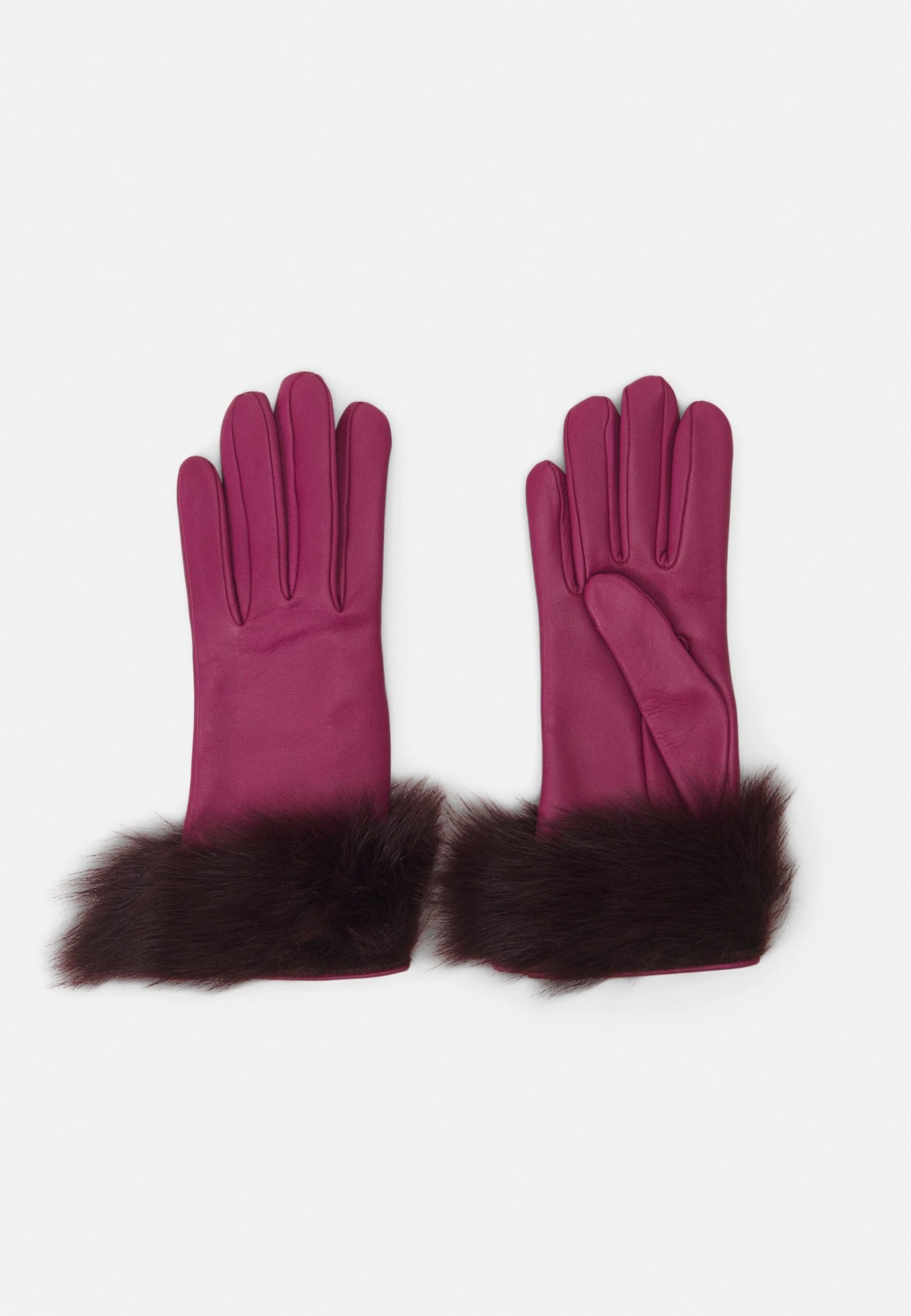 Gloves With Shearling Toscana Fur - Guantes - Wine/Burgundy 3 Gloves With Shearling Toscana Fur - Guantes - Wine/Burgundy