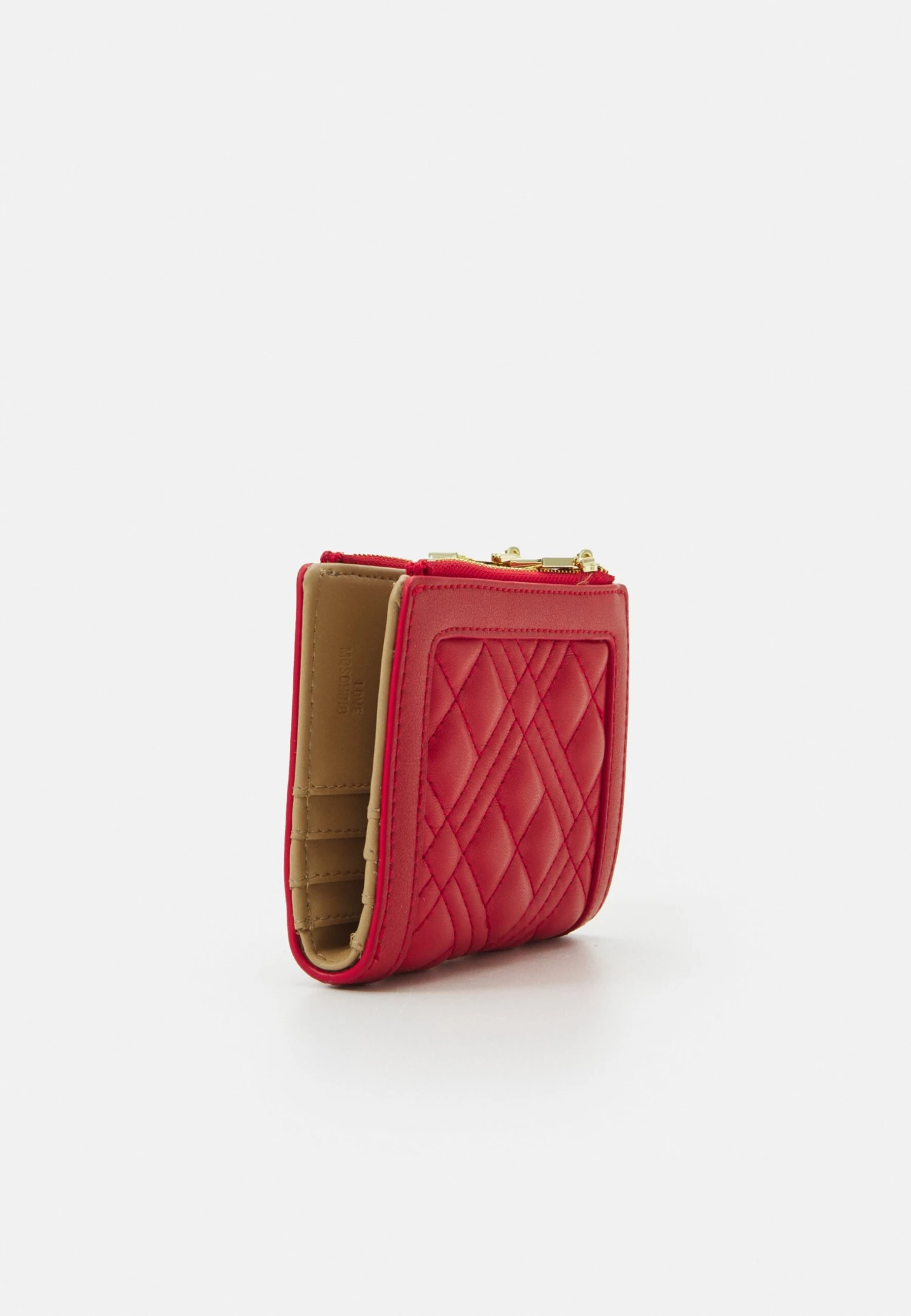 LOVE MOSCHINO Quilted - Monedero - Rosso 4 LOVE MOSCHINO Quilted - Monedero - Rosso - Imagen 2