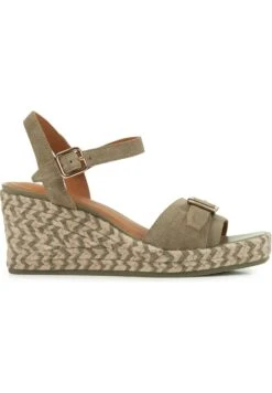 Geox D Panarea - Sandalias De Cuña - Pistachio