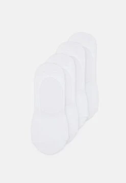 Pieces Pcgilly Footies 4 Pack - Calcetines Tobilleros - Bright White