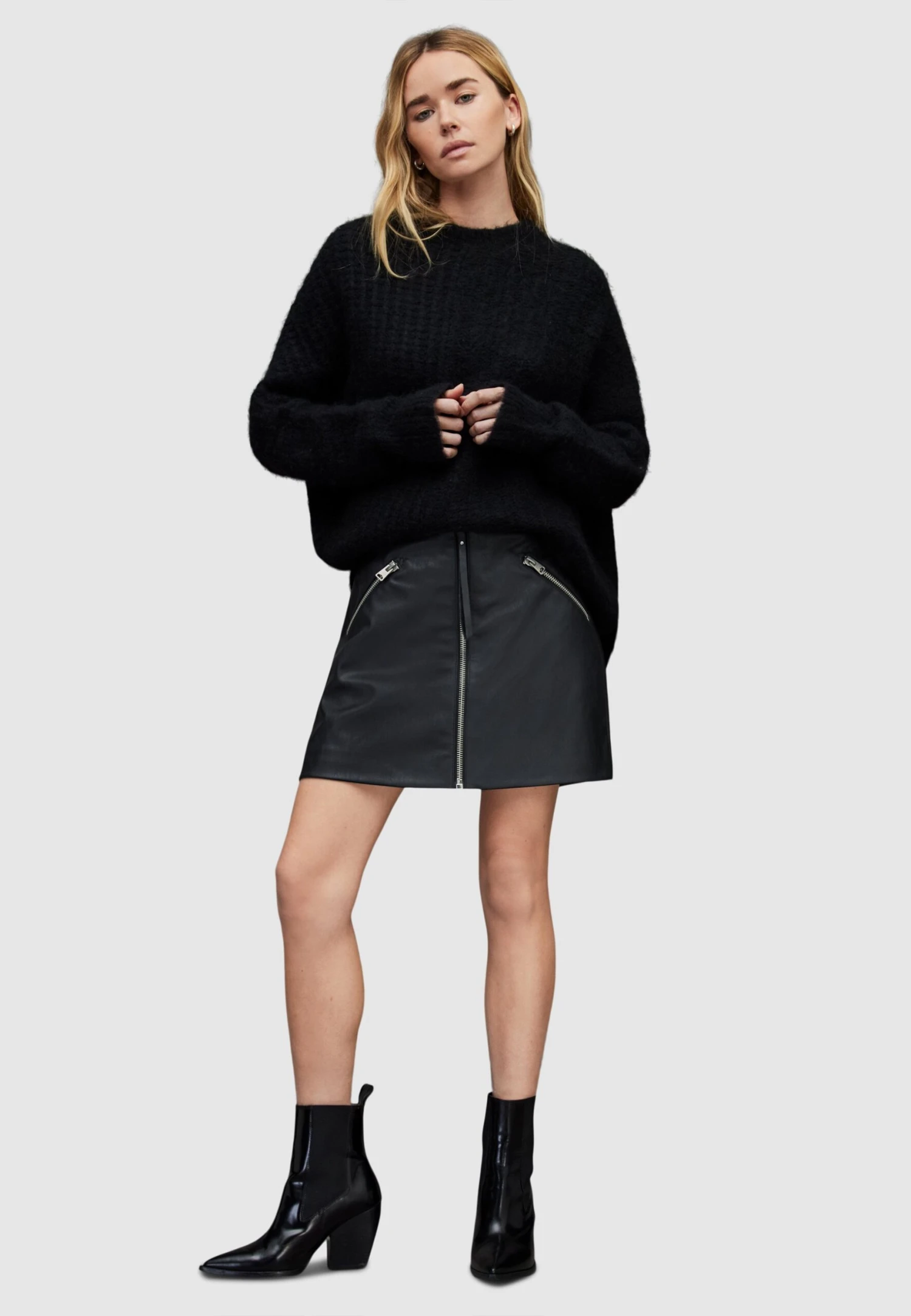 AllSaints Minifalda - Black 3 AllSaints Minifalda - Black