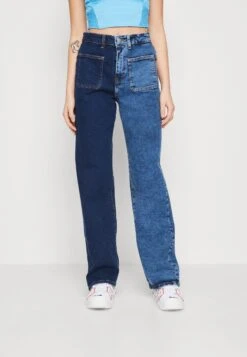 Noisy May Nmdrew Two Tone - Vaqueros Boyfriend - Light Blue Denim/Medium Blue Denim