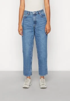 Monki Vaqueros Rectos - Blue Denim