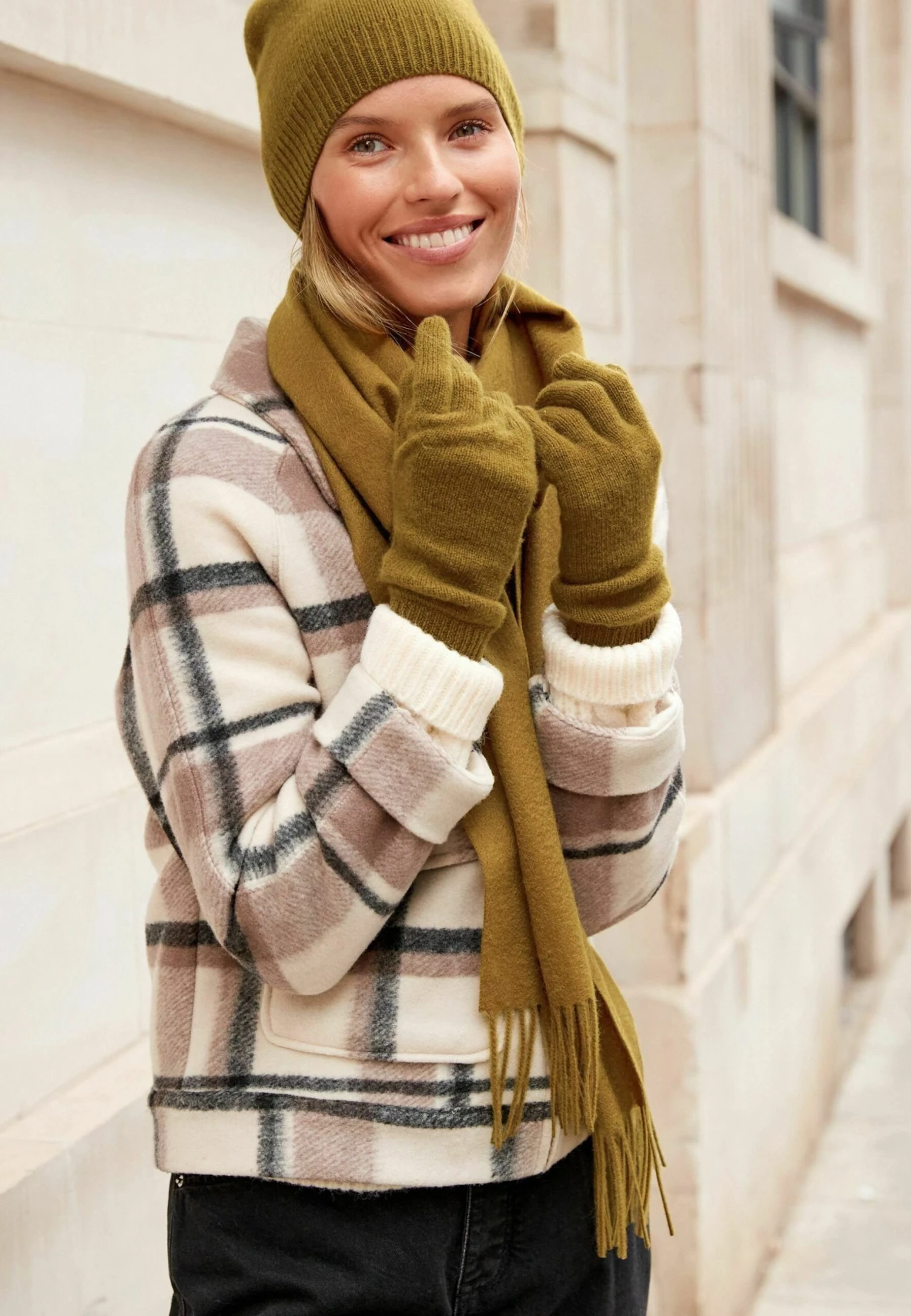 Next Cashmere Gloves - Guantes - Green 4 Next Cashmere Gloves - Guantes - Green - Imagen 2