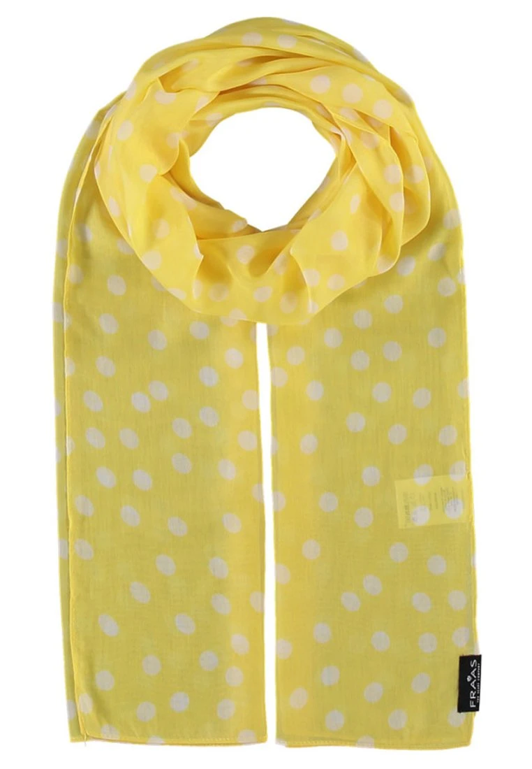 FRAAS Dot Print - Bufanda - Yellow 3 FRAAS Dot Print - Bufanda - Yellow