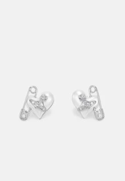Vivienne Westwood Orietta Earrings - Pendientes - Platinum/Creamrose