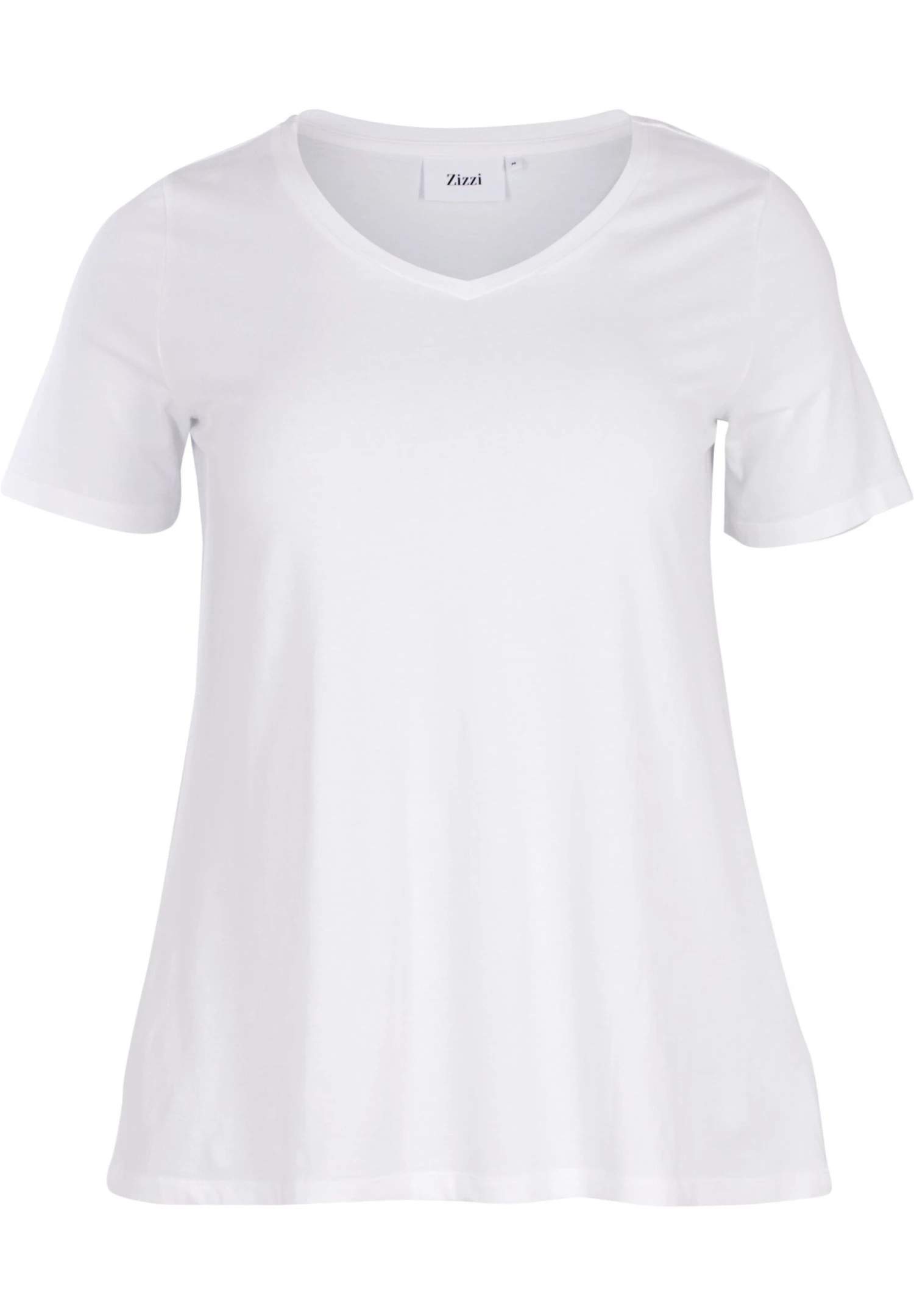 Zizzi Plain - Camiseta Básica - Bright White 4 Zizzi Plain - Camiseta Básica - Bright White - Imagen 2